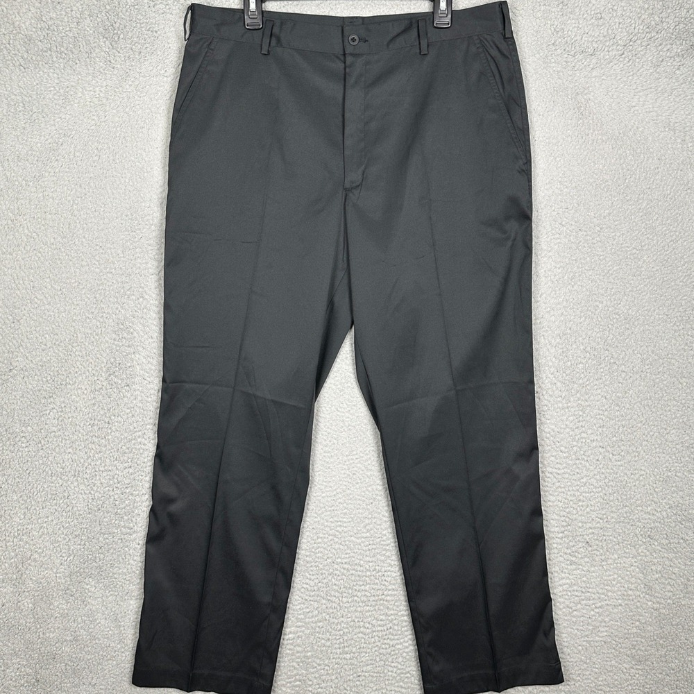 Nike Golf Pants Mens 36X32 Dri-FIT Black Performance Chino Stretch Straight Fit